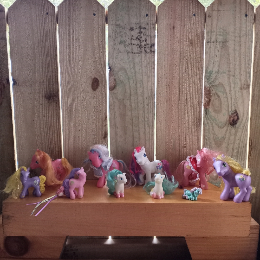 Colorful Little Pony Toy Set